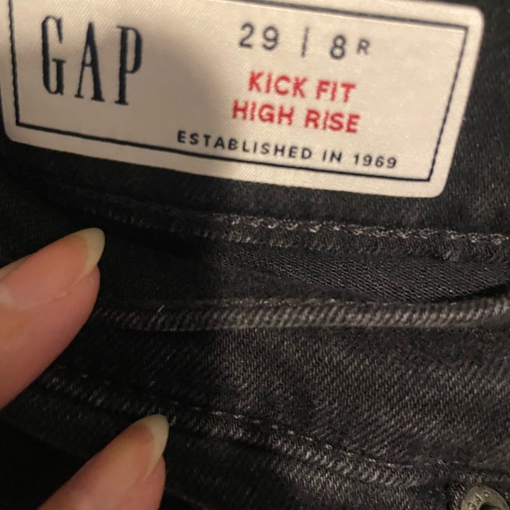 GAP Women's High Rise Black Jeans
